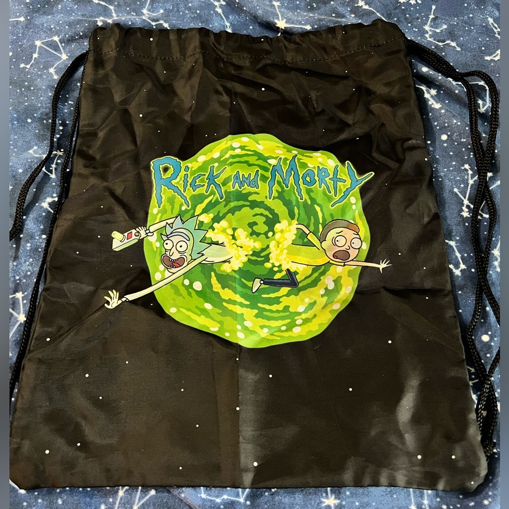✨Host Pick!✨ Rick & Morty Sling Sack Bag